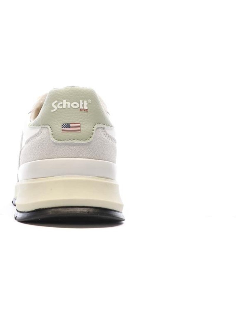 Baskets Homme Schott Blanc - Kiabi