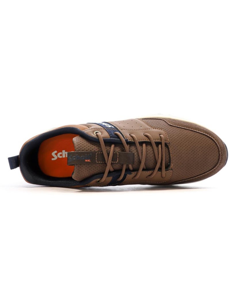 Baskets Homme Schott Marron cappuccino - Kiabi