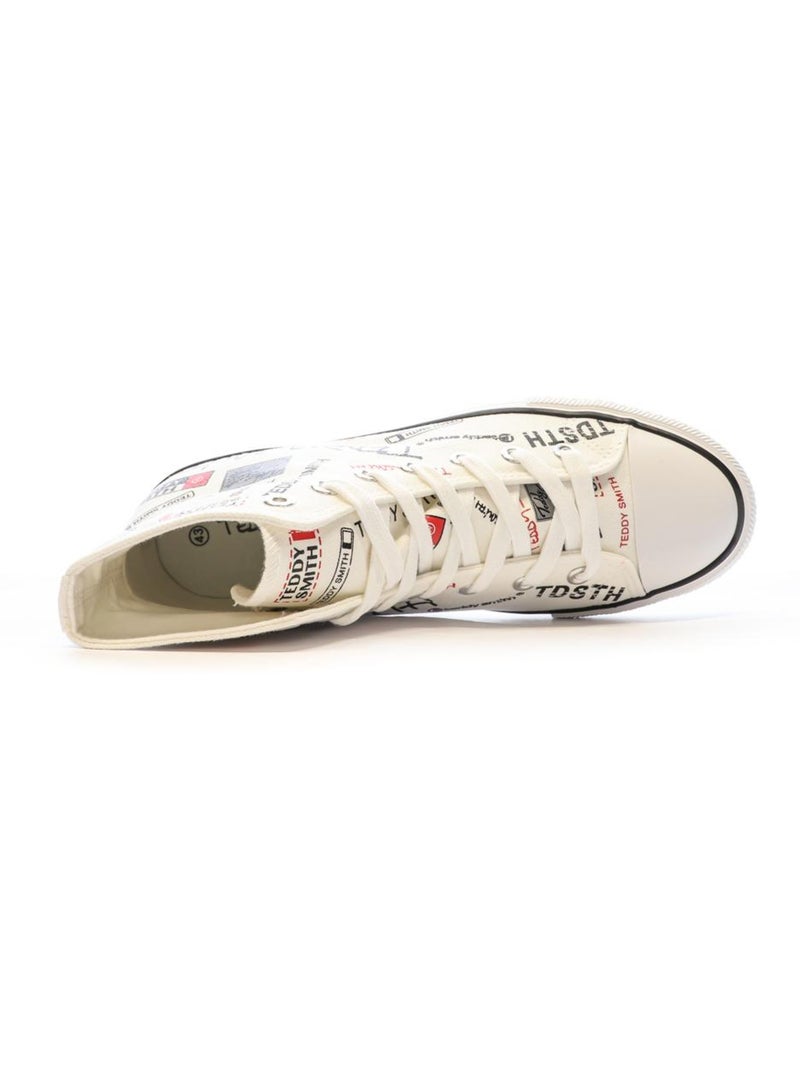 Baskets Homme Teddy Smith - 40 Blanc - Kiabi