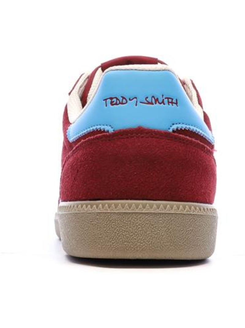 Baskets Homme Teddy Smith Bleu Bordeaux Blanc - Kiabi