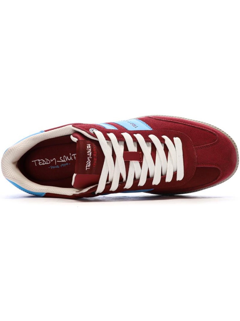 Baskets Homme Teddy Smith Bleu Bordeaux Blanc - Kiabi