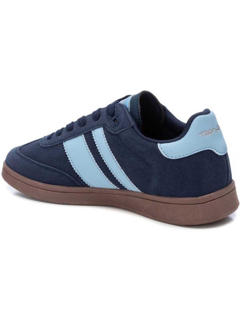 Baskets  Homme Teddy Smith White Suede Bleu marine - Kiabi