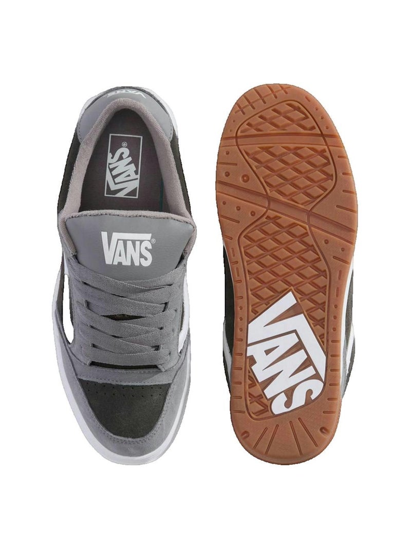 Baskets Hylane cuir Vans Gris Noir - Kiabi