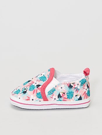 Baskets imprimé 'tropicale'