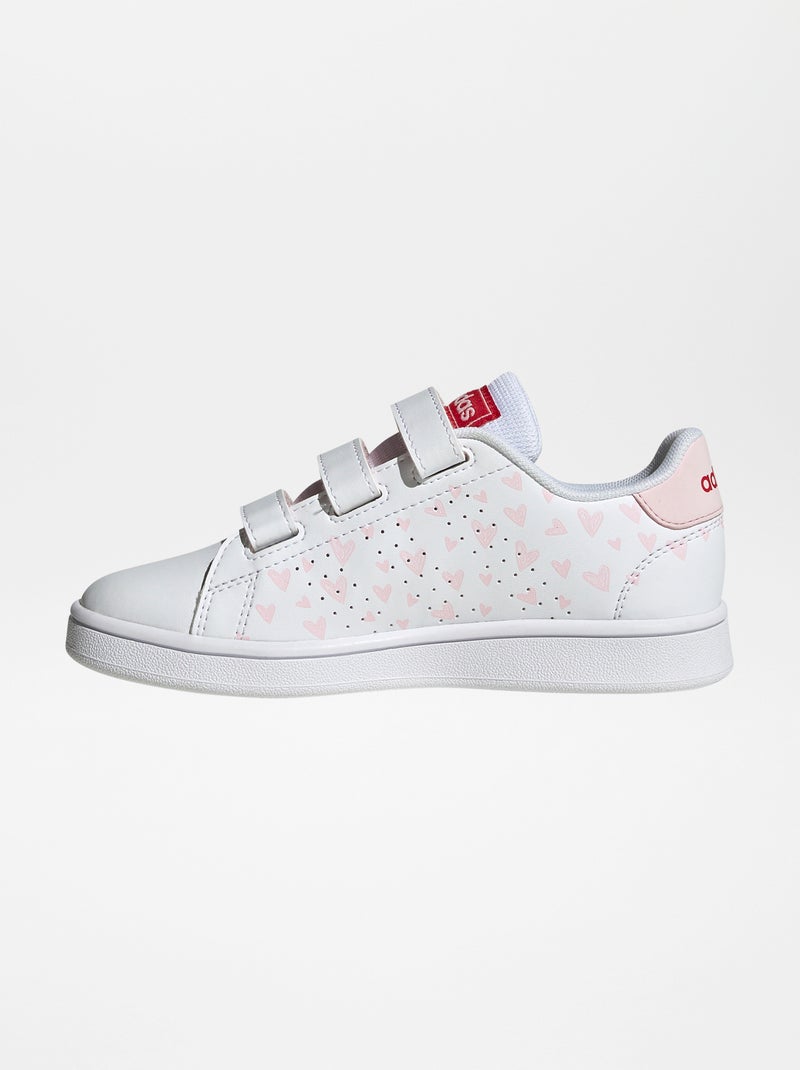 Baskets imprimées cœur 'Adidas' blanc - Kiabi