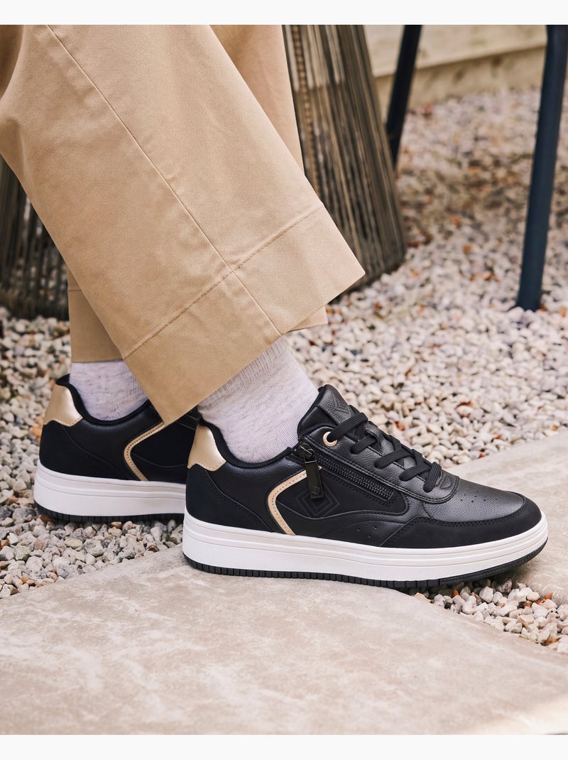Baskets   isotoner Noir - Kiabi