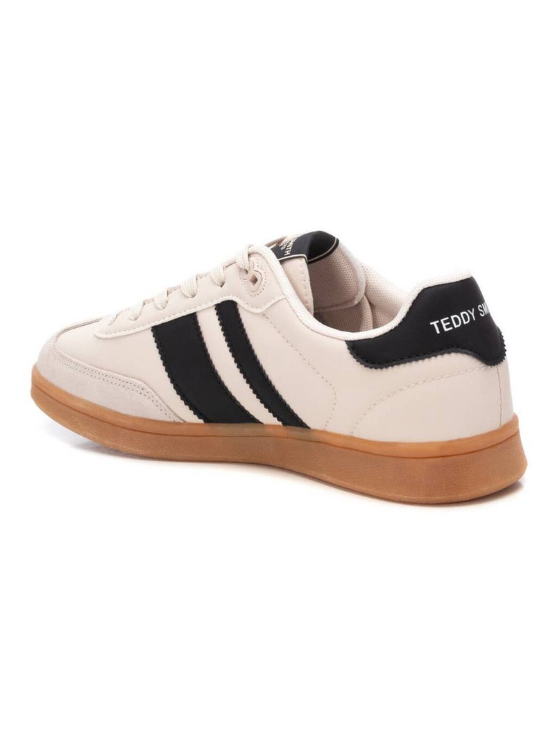 Baskets lacets Beige - Kiabi