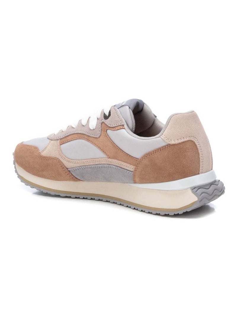 Baskets lacets Beige sable - Kiabi