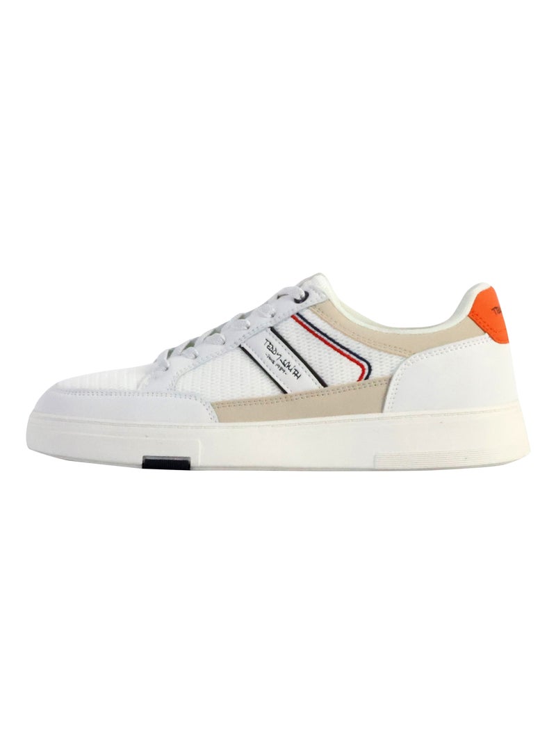 Baskets lacets Blanc - Kiabi