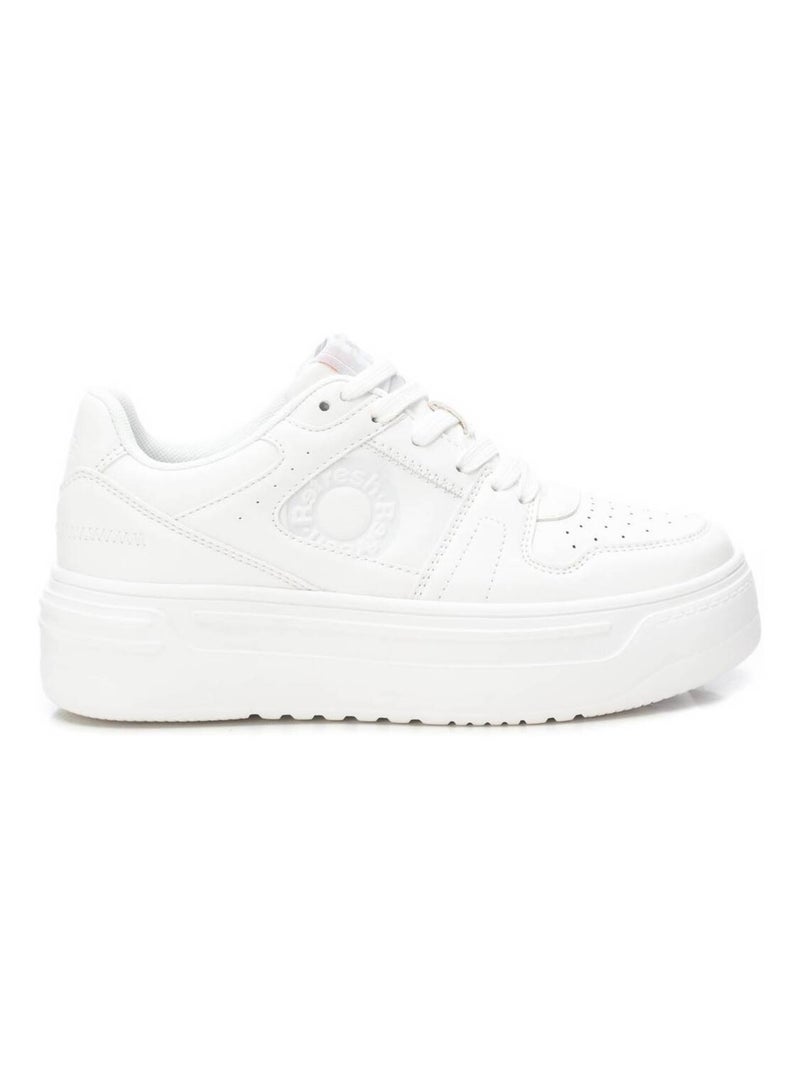 Baskets lacets Blanc - Kiabi