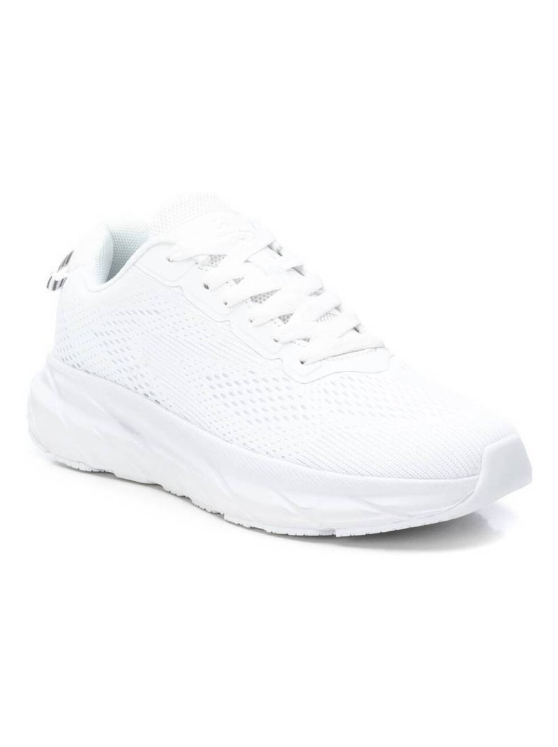 Baskets lacets Blanc - Kiabi