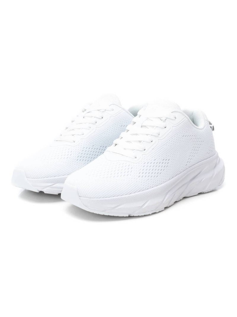 Baskets lacets Blanc - Kiabi