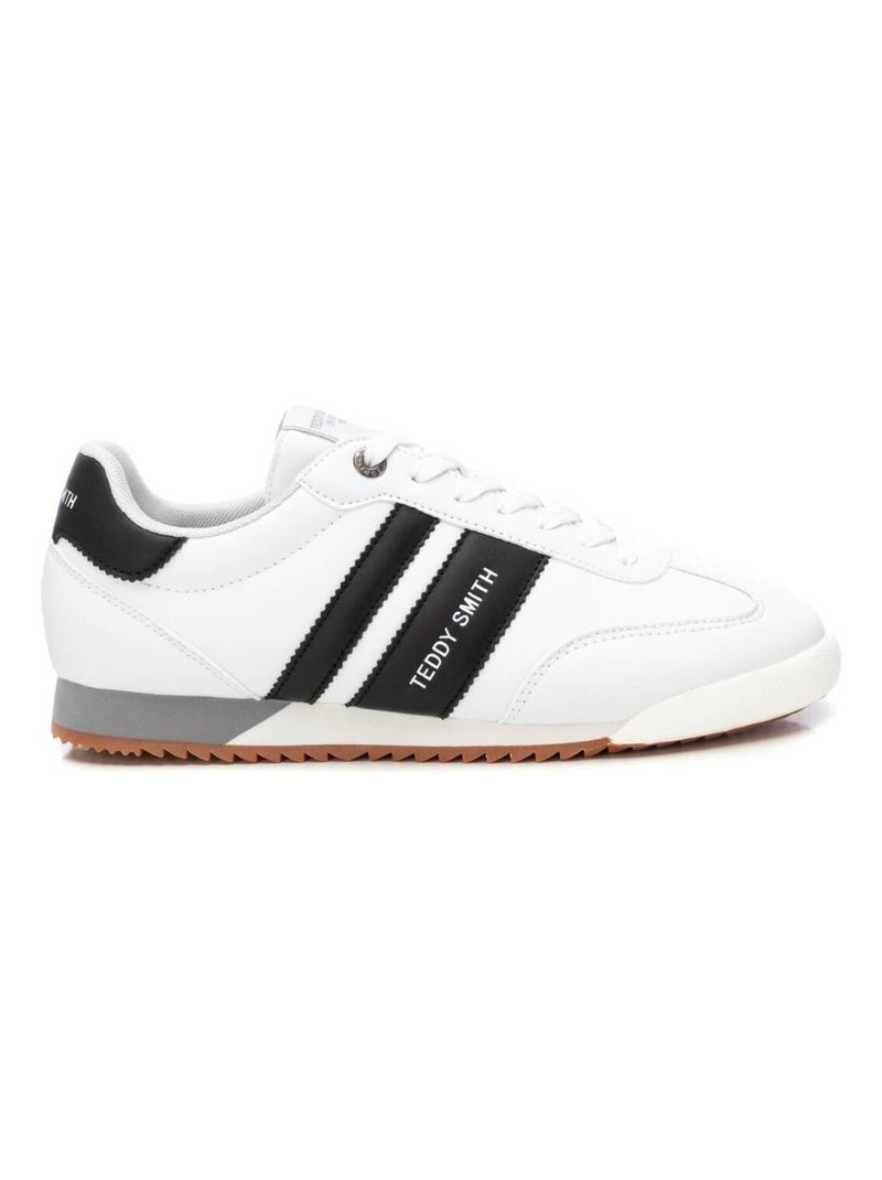 Baskets lacets Blanc - Kiabi