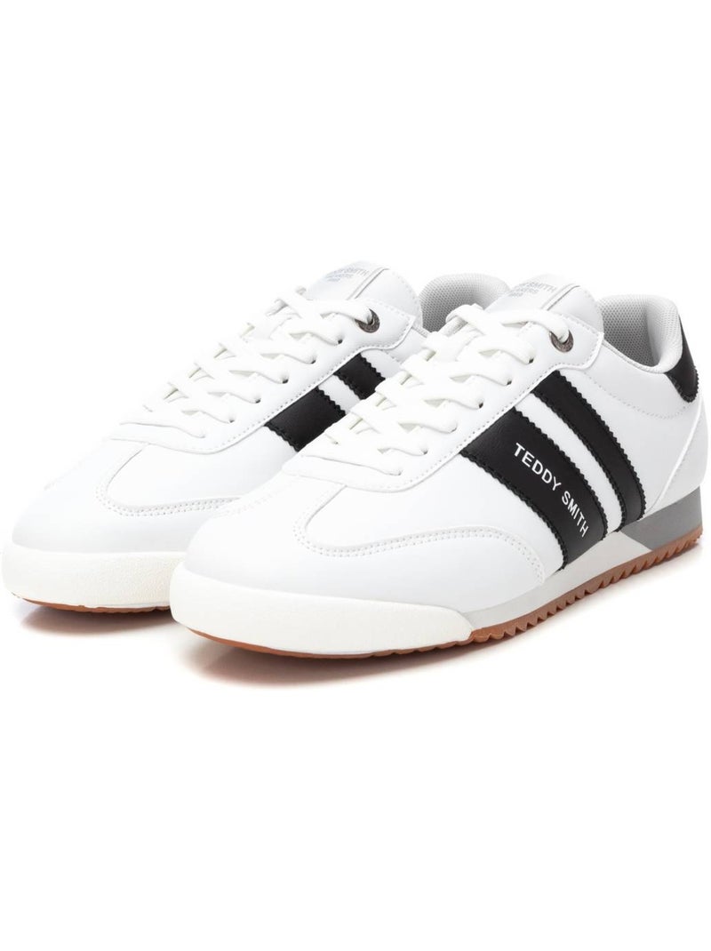 Baskets lacets Blanc - Kiabi