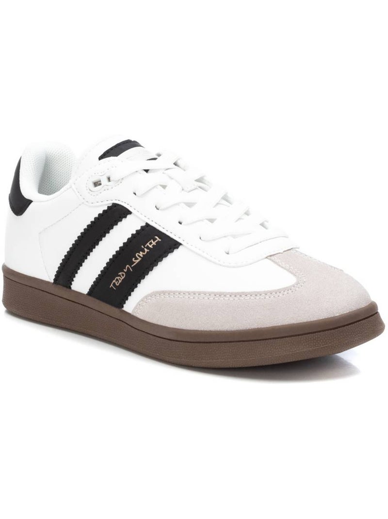 Baskets lacets Blanc - Kiabi