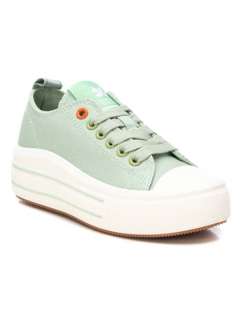 Baskets lacets Bleu azur - Kiabi