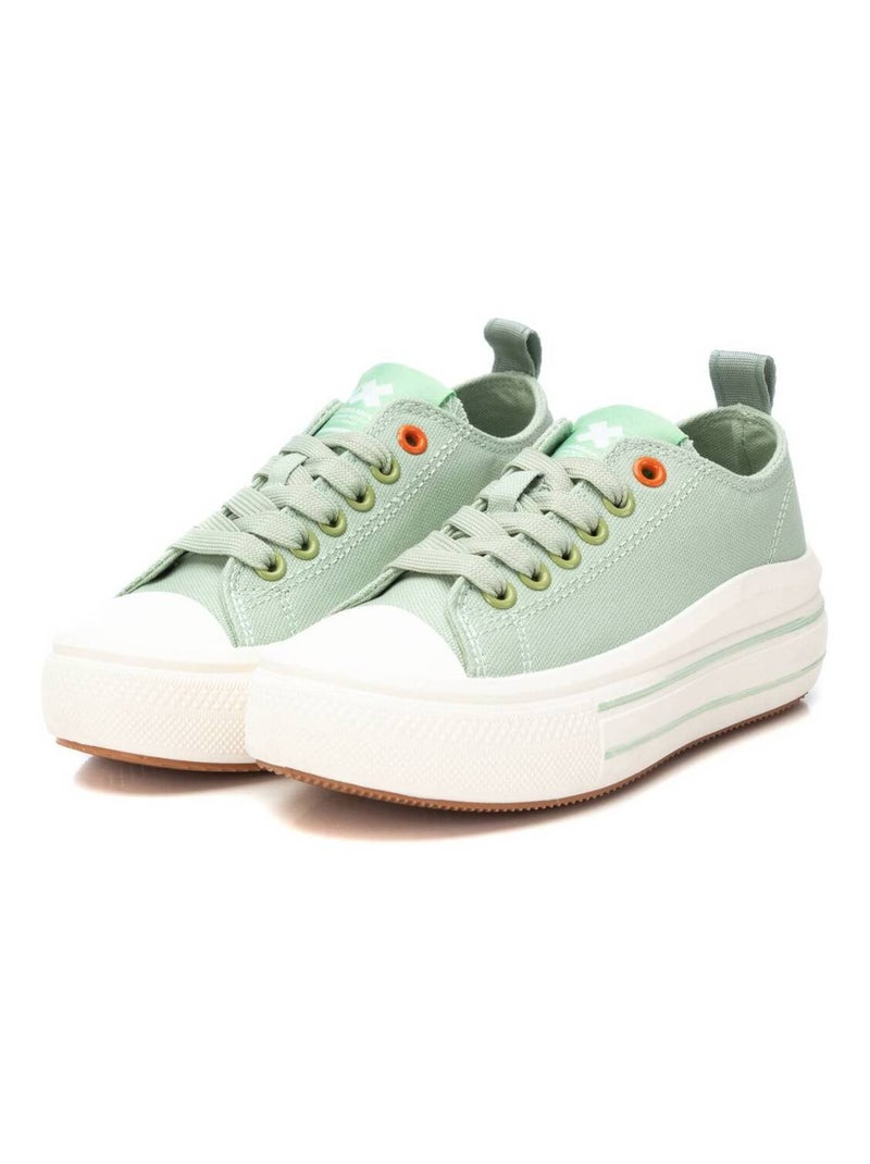 Baskets lacets Bleu azur - Kiabi