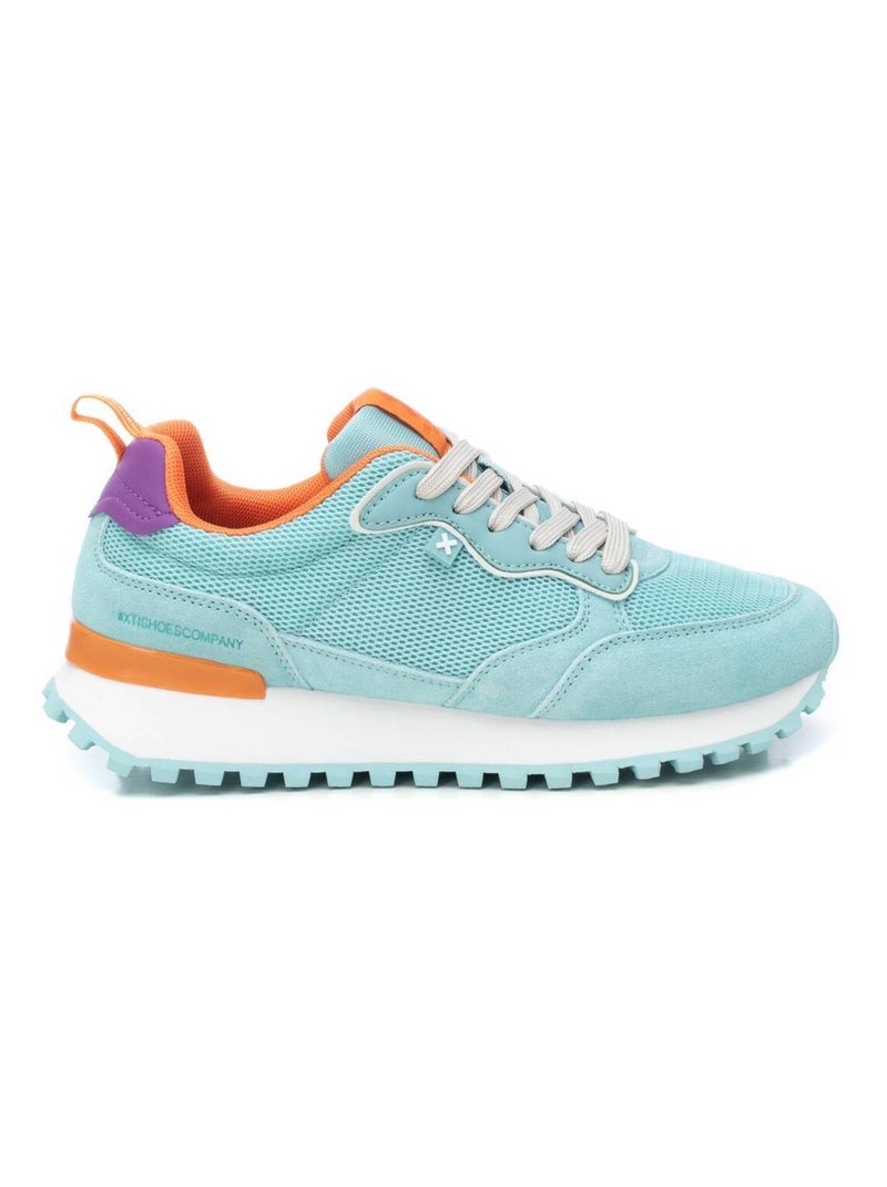 Baskets lacets Bleu - Kiabi