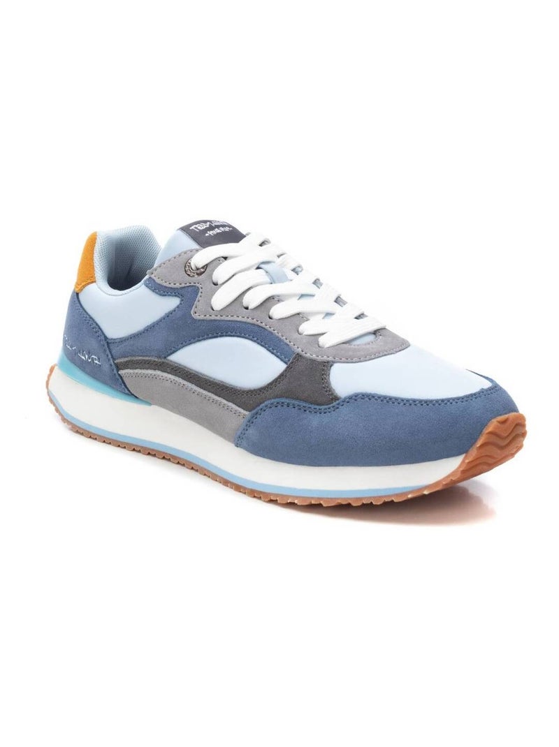 Baskets lacets Bleu - Kiabi