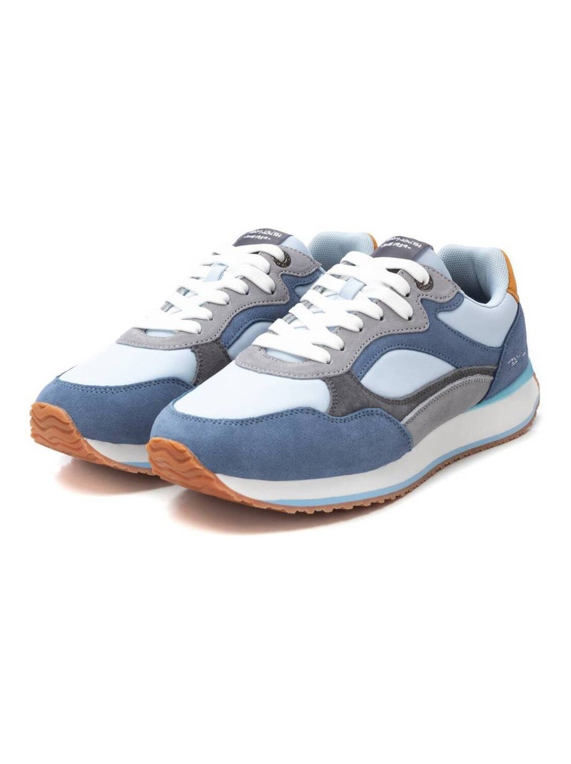 Baskets lacets Bleu - Kiabi