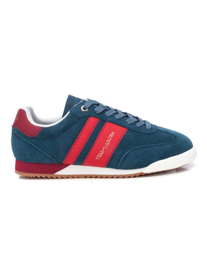 Baskets lacets Bleu - Kiabi