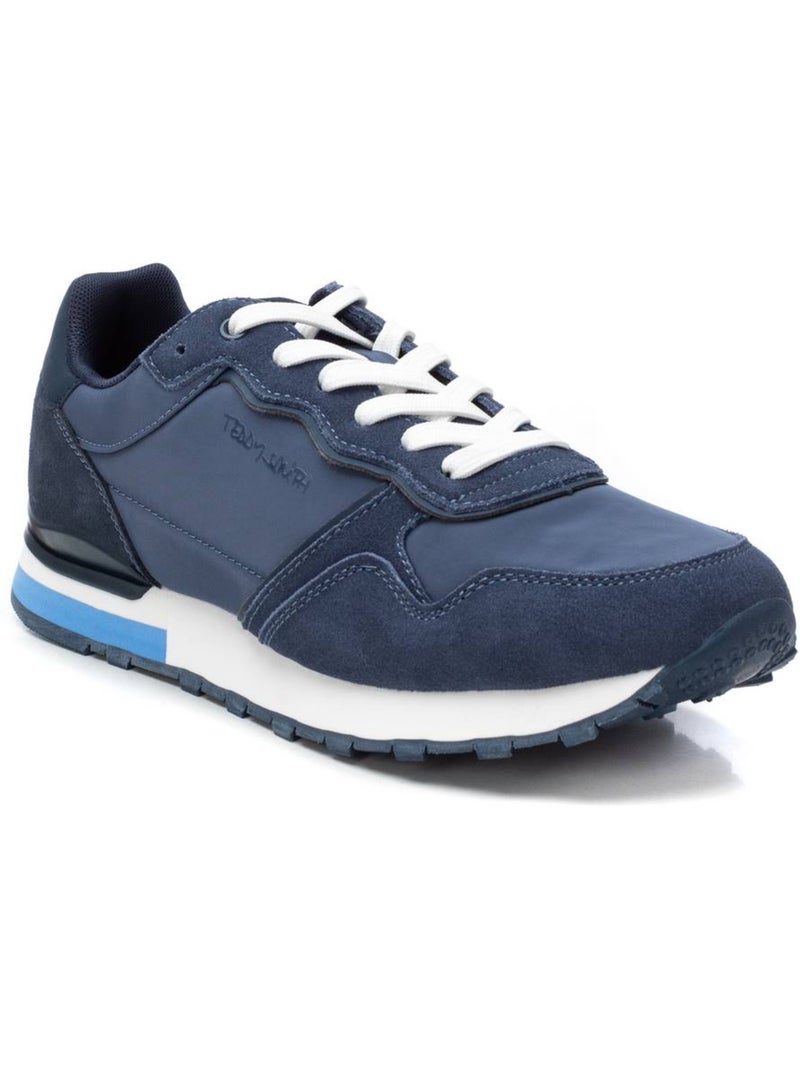 Baskets lacets Bleu - Kiabi