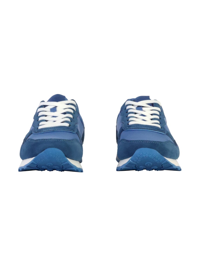 Baskets lacets Bleu - Kiabi