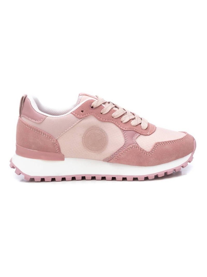 Baskets lacets Crème - Kiabi