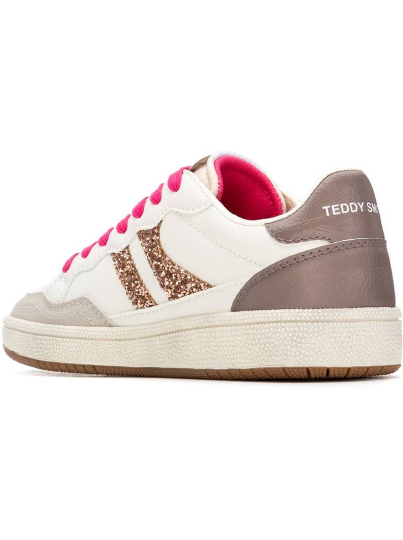 Baskets lacets Crème - Kiabi