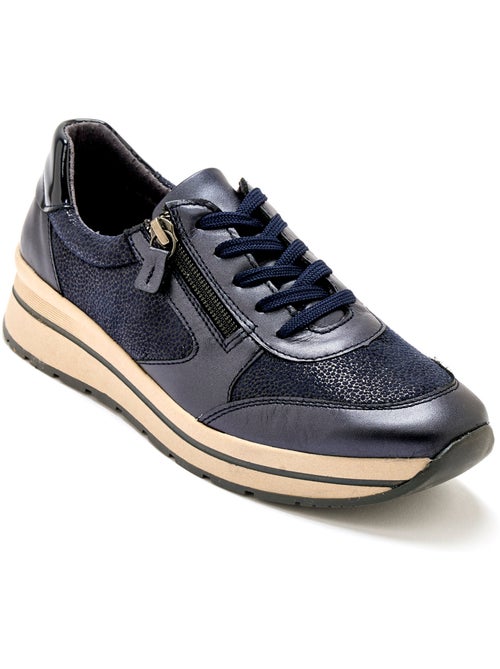 Baskets lacets et zip semelle amovible - PEDICONFORT - Kiabi