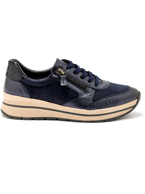 Baskets lacets et zip semelle amovible - PEDICONFORT - Kiabi