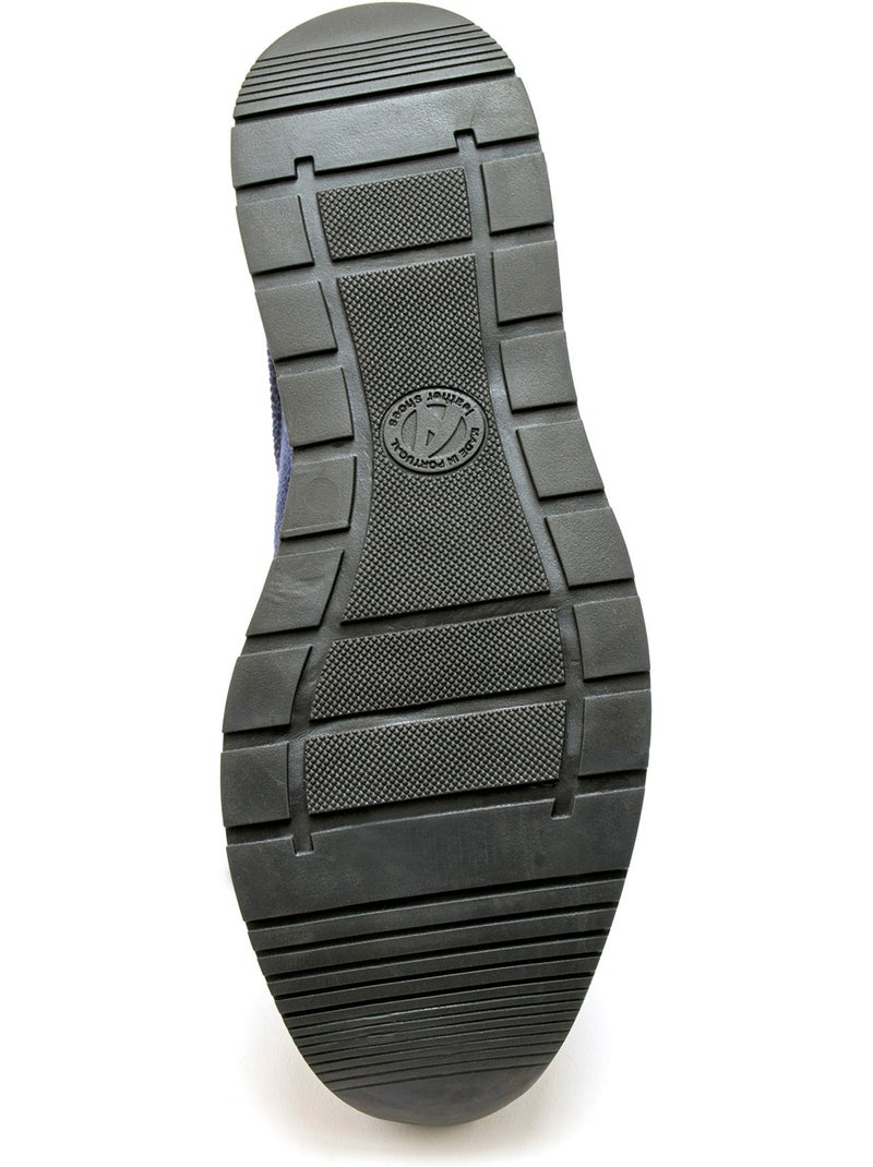 Baskets lacets et zip semelle amovible - PEDICONFORT Bleu marine - Kiabi