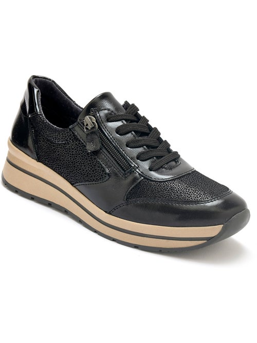 Baskets lacets et zip semelle amovible - PEDICONFORT - Kiabi