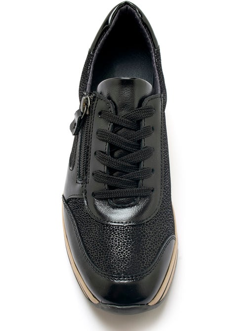 Baskets lacets et zip semelle amovible - PEDICONFORT - Kiabi