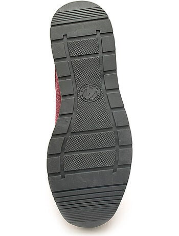 Baskets lacets et zip semelle amovible