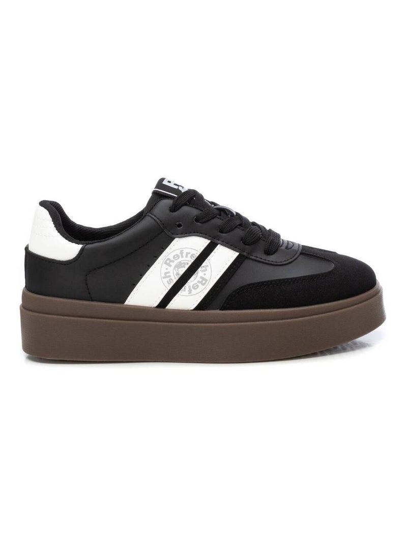 Baskets lacets Noir - Kiabi