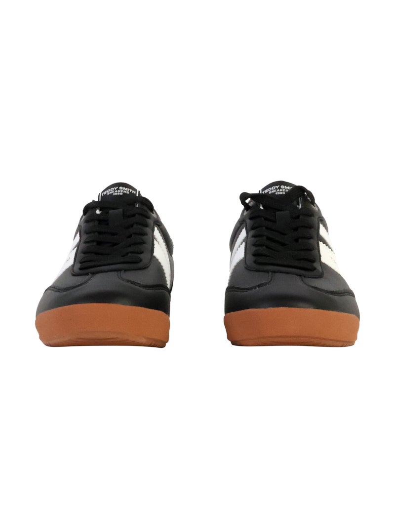 Baskets lacets Noir - Kiabi
