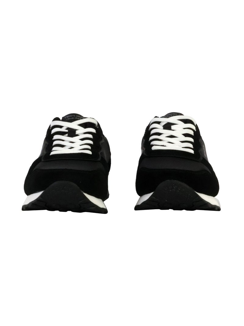 Baskets lacets Noir - Kiabi