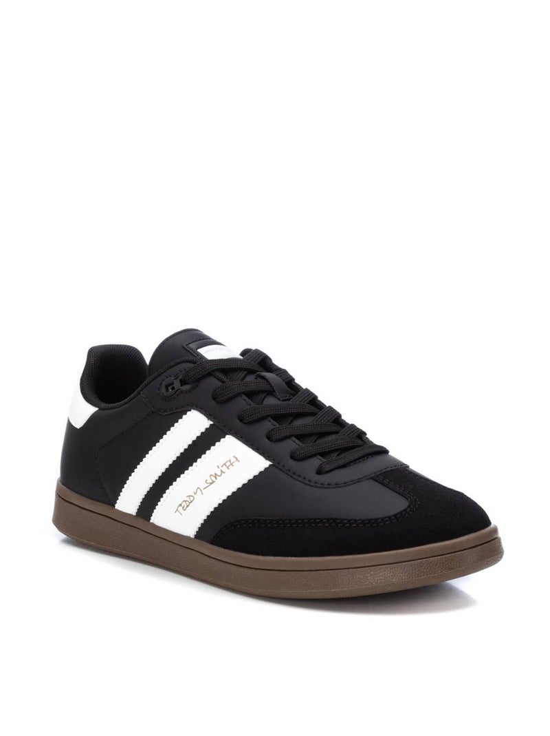 Baskets lacets Noir - Kiabi