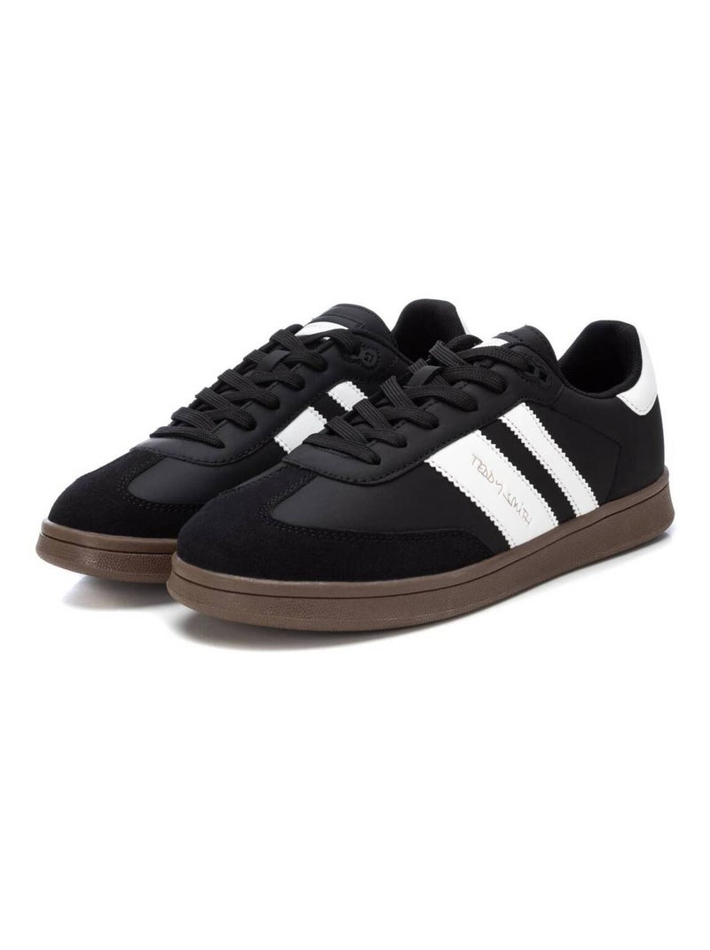 Baskets lacets Noir - Kiabi