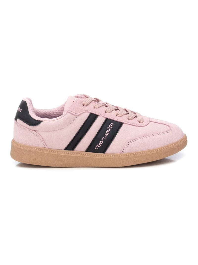 Baskets lacets Rose - Kiabi