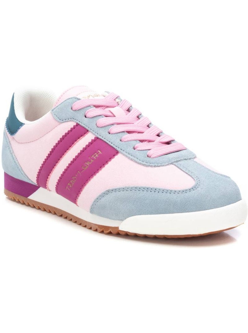 Baskets lacets Rose - Kiabi