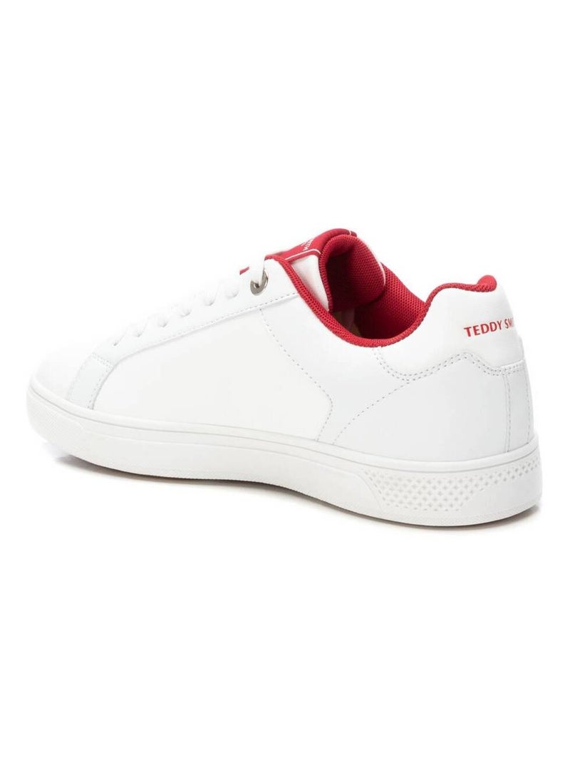 Baskets lacets Rouge - Kiabi