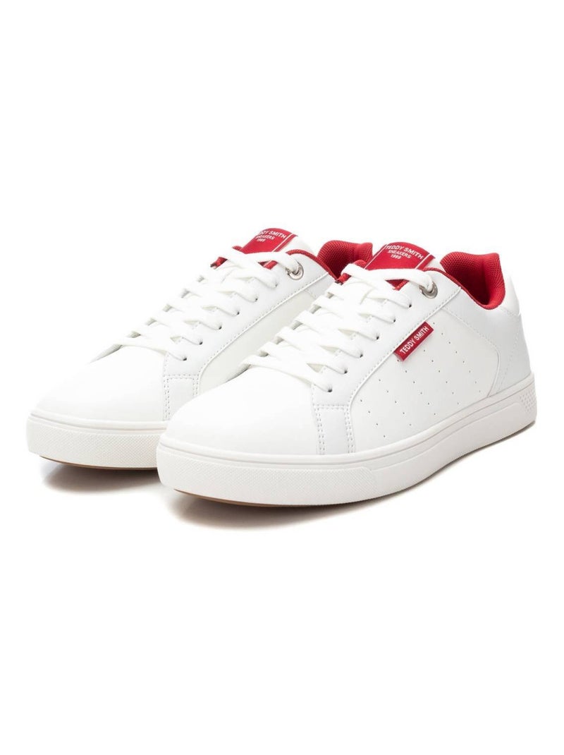 Baskets lacets Rouge - Kiabi