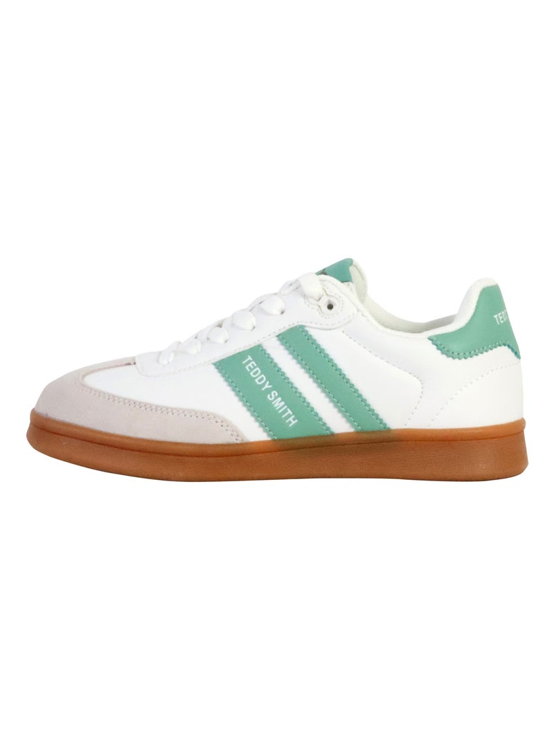 Baskets lacets Vert - Kiabi
