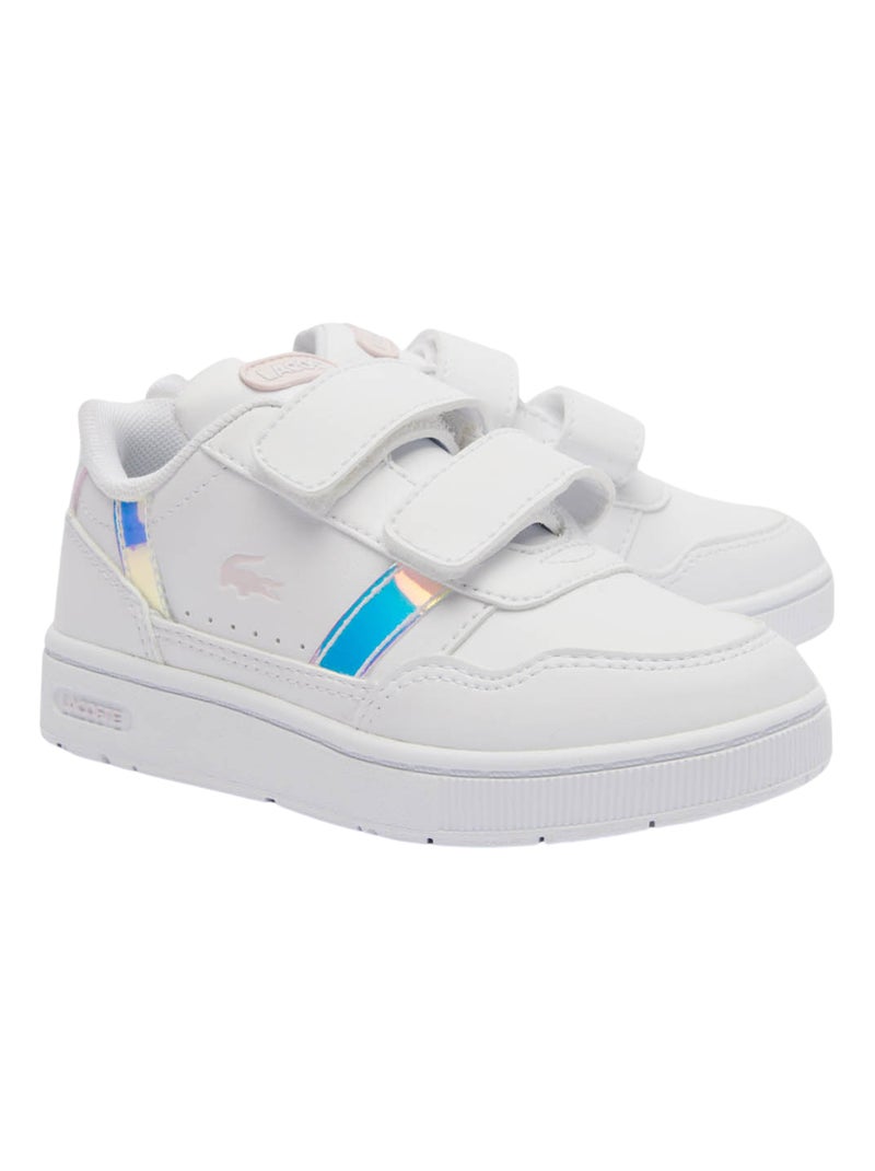 Baskets Lacoste T-clip bébé Blanc - Kiabi
