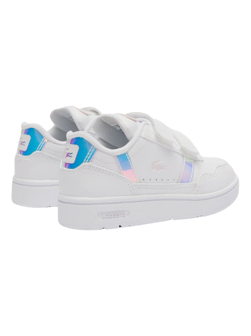 Baskets Lacoste T-clip bébé Blanc - Kiabi