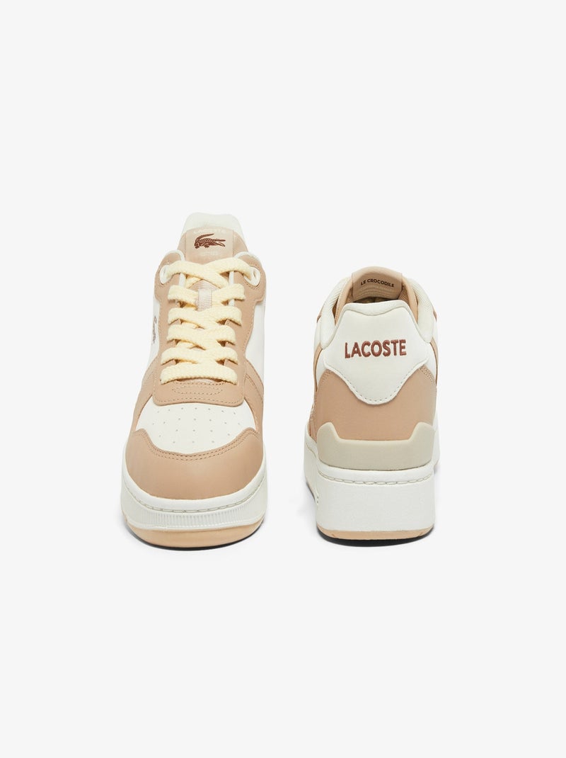 Baskets Lacoste T-Clip Set SMA Beige - Kiabi