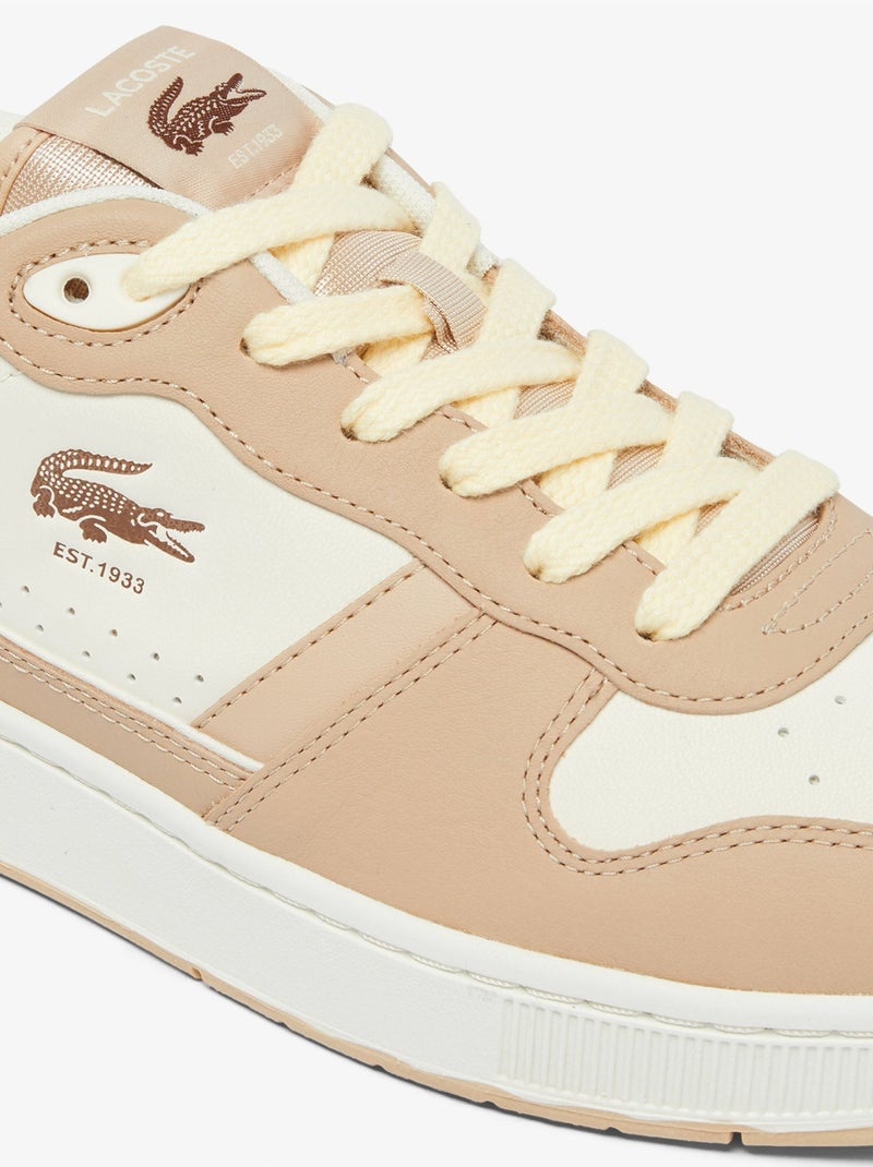 Baskets Lacoste T-Clip Set SMA Beige - Kiabi