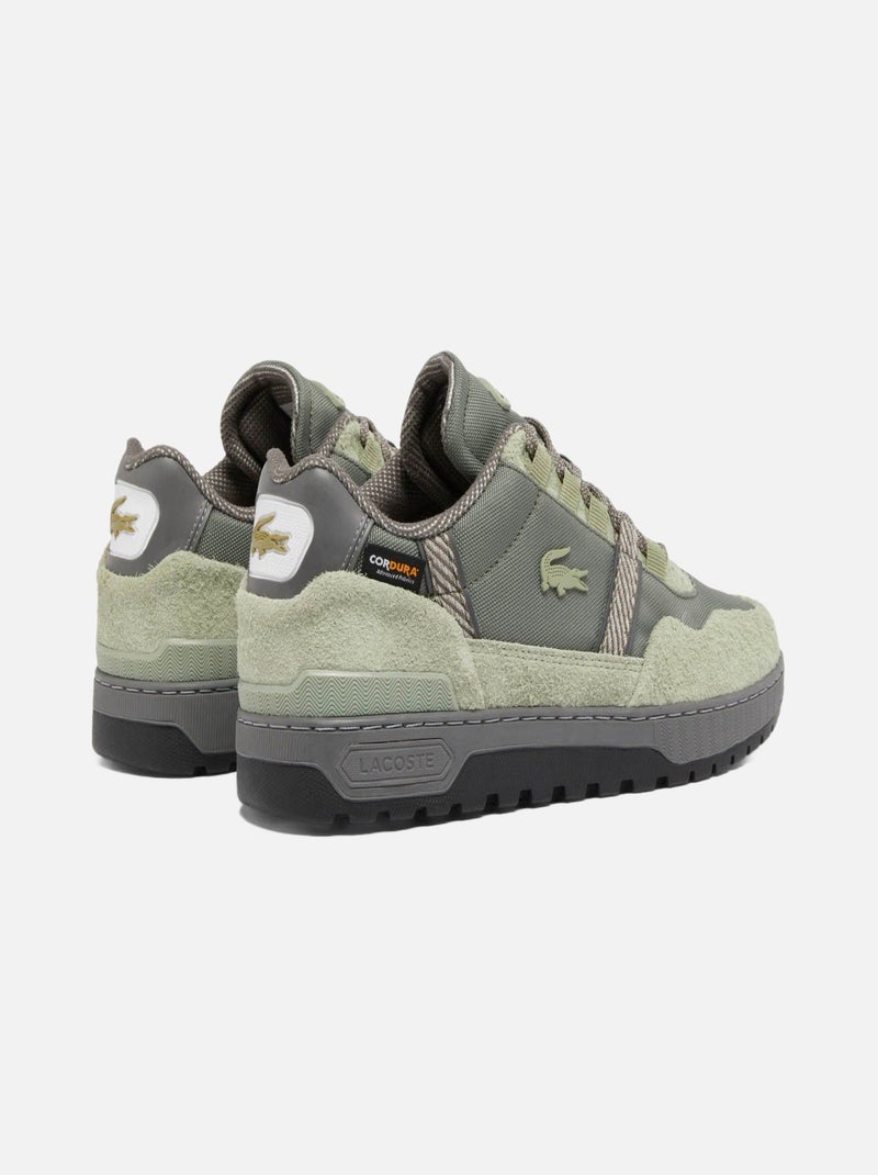 Baskets Lacoste T-Clip Winter 224 Cordura Kaki - Kiabi